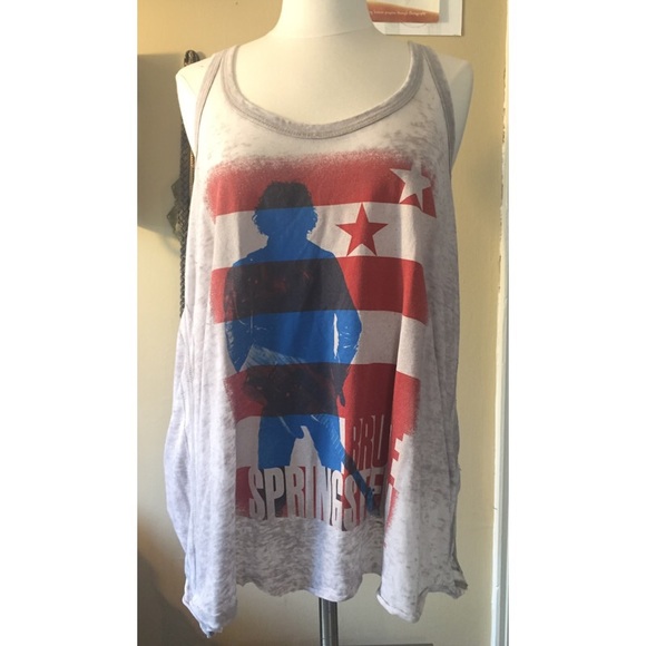 Bruce Springsteen USA Burnout Tank