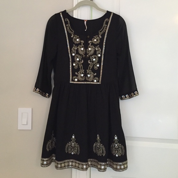 Free People Bejeweled Dress