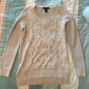 WHBM gold sweater