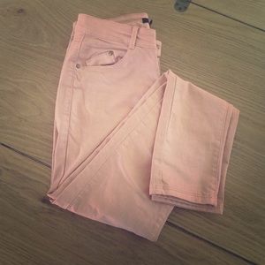 Forever 21 pink skinny jeans