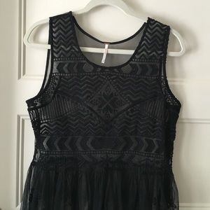 Free People Embroidered Slip