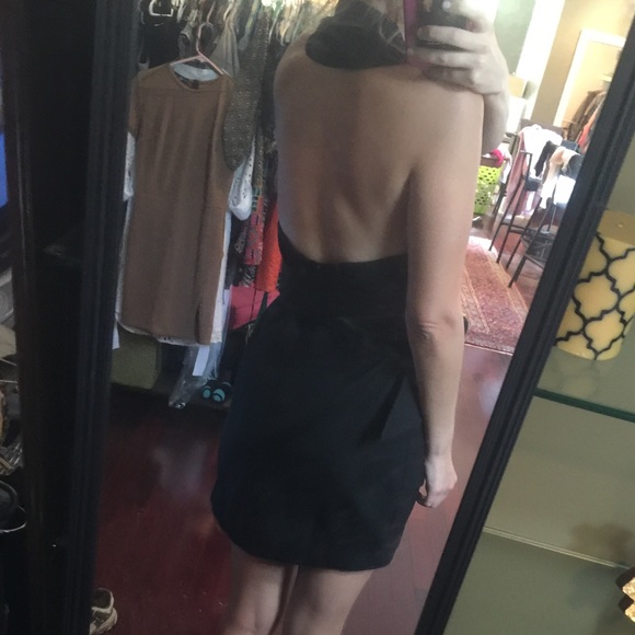 NWT CAMEO Black Wrap Dress (large) - Picture 3 of 4