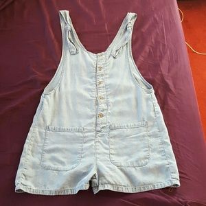 ⛱SUMMER CEARANCE! Jean colored cotton romper