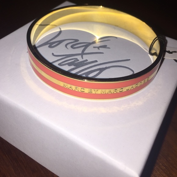 Marc Jacobs Orange/Coral & Gold Bracelet
