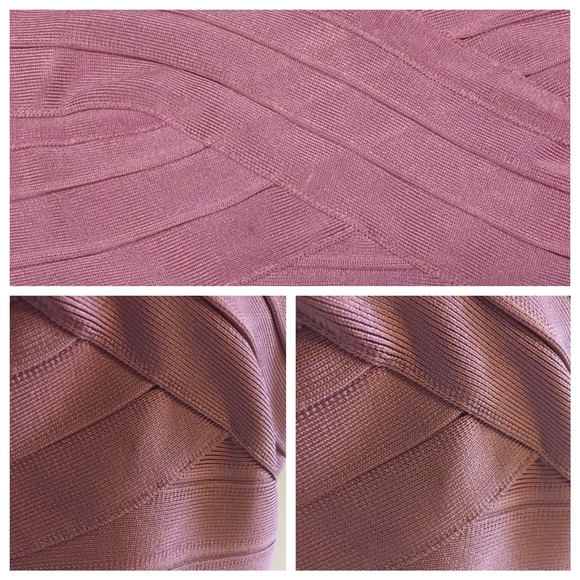Lavender Bandage Bodycon Dress Small - Picture 4 of 4