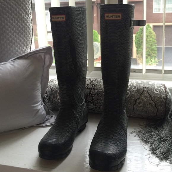 Rare Hunter Snake rain boots