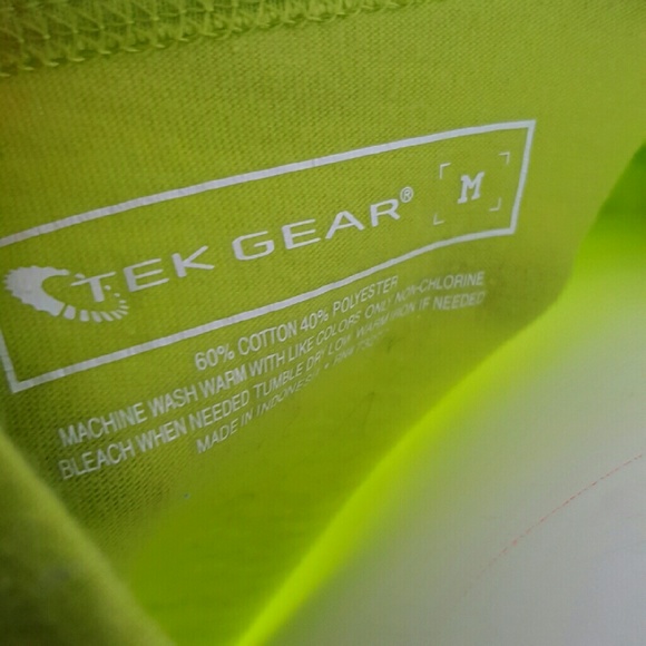 Bright Neon Chartreuse Activewear T-shirt - EUC - Picture 4 of 4