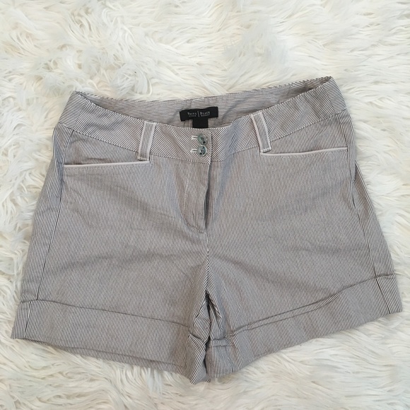 Black and white striped shorts!