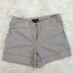 Black and white striped shorts!