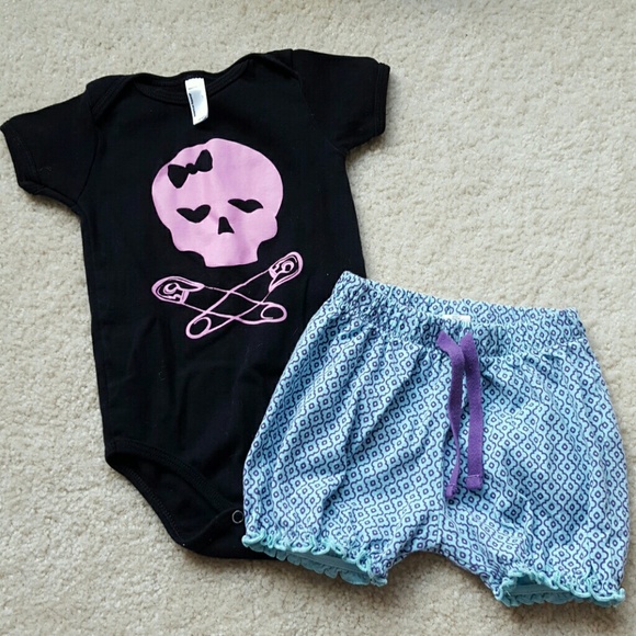 Onsie and short set