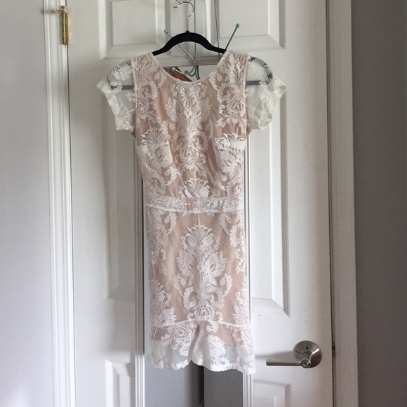 For Love and Lemons White Low Back dress