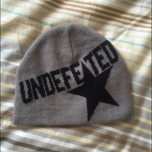 Undefeated Star Script Beanie