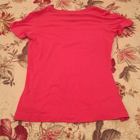 Sold in Bundle/ Pink Nike V neck Tee - Picture 3 of 3
