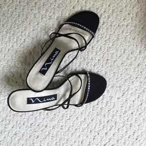 Nina evening shoes. Never worn.