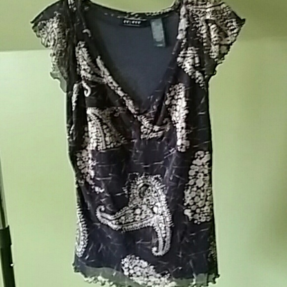 Cap sleeve stretch top