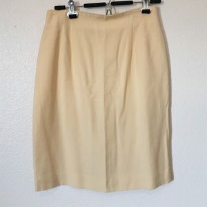 Jones New York Cream pencil skirt