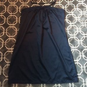 Navy Blue Halter Dress