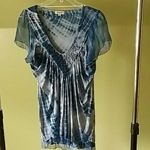 Beautiful blue summer top