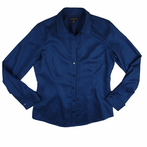 Banana Republic Tops - BANANA REPUBLIC Teal Blue Fitted Button Down Shirt