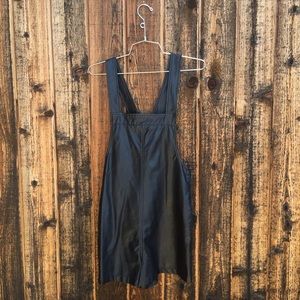 Forever 21 Vegan Small Leather Overalls