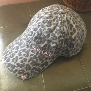 Ariat Leopard print Ball Hat