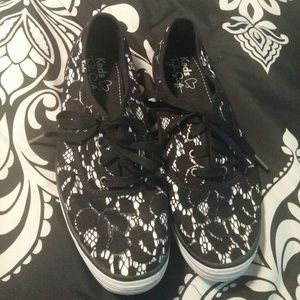 Reduced! Black and white lace Taylor Swift Keds