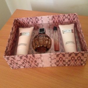 Jimmy choo perfume and lotion set. nwot