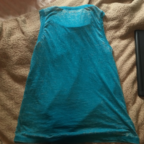 lol vintage blue/white hand top - Picture 3 of 4