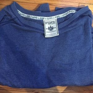 PINK Dark Blue Pullover