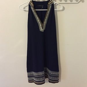 THML Size Smal Navy Blue boho Dress Stitchfix