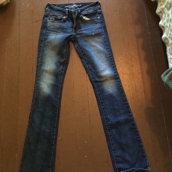 American eagle long, kick boot, stretch jeans