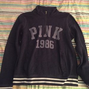 PINK Quarter Zip Sweater