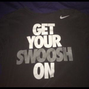 Black nike T shirt