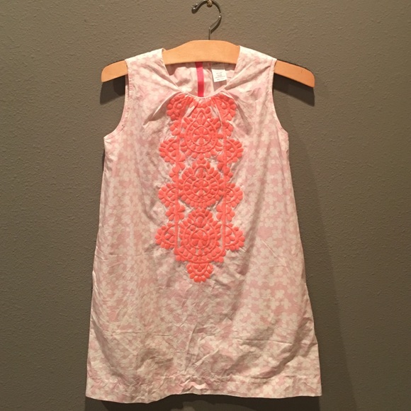 Girls embroidered shift dress J. Crew