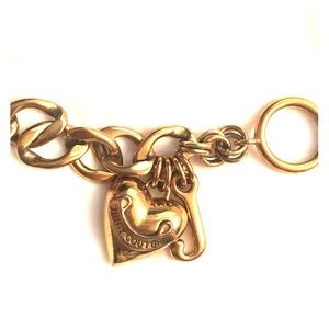 Juicy Couture Gold J Link bracelet