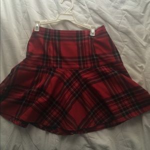 Plaid skirt