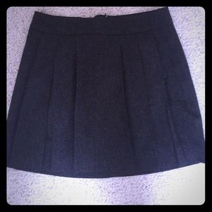 Grey pleated skirt from Gap