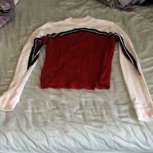 VINTAGE cropped cheer sweater
