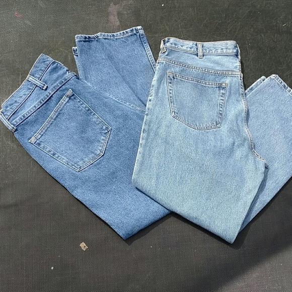 Pair of relaxed fit jeans