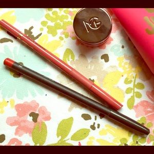 Two lip liners!! MacPro CHERRY & TooFaced pink