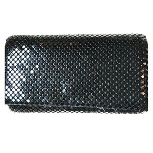 Jessica McClintock black beaded evening bag