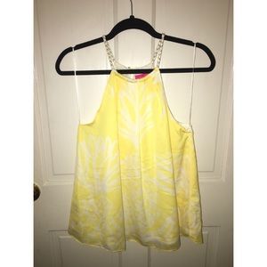 Target Lilly Pulitzer pineapple halter top M/M