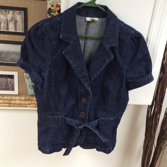 Jean shirt jacket