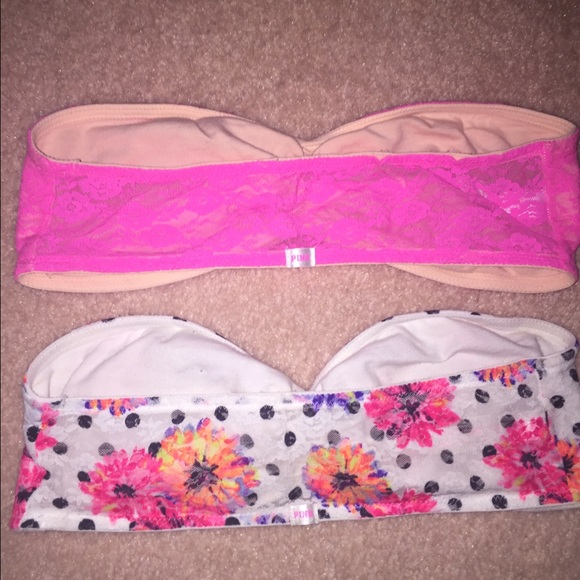 BUNDLE! 2 Victoria's Secret PINK bandeaus - Picture 2 of 2