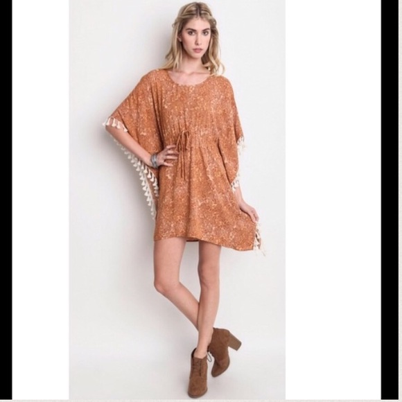 ๐Host Pick๐ Casual Tassel Boho Dress - Picture 4 of 4