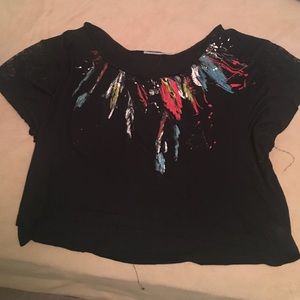 Colorful crop top