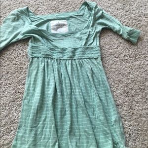Abercrombie & Fitch Striped 3/4 sleeve top