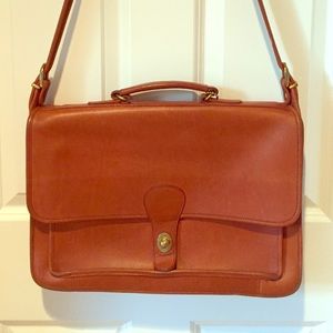 Vintage Coach Beekman Leather Briefcase/Messenger