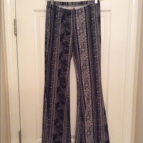 Printed bell bottoms