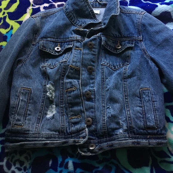 Denim blue jean jacket/cover s/p - Picture 2 of 4